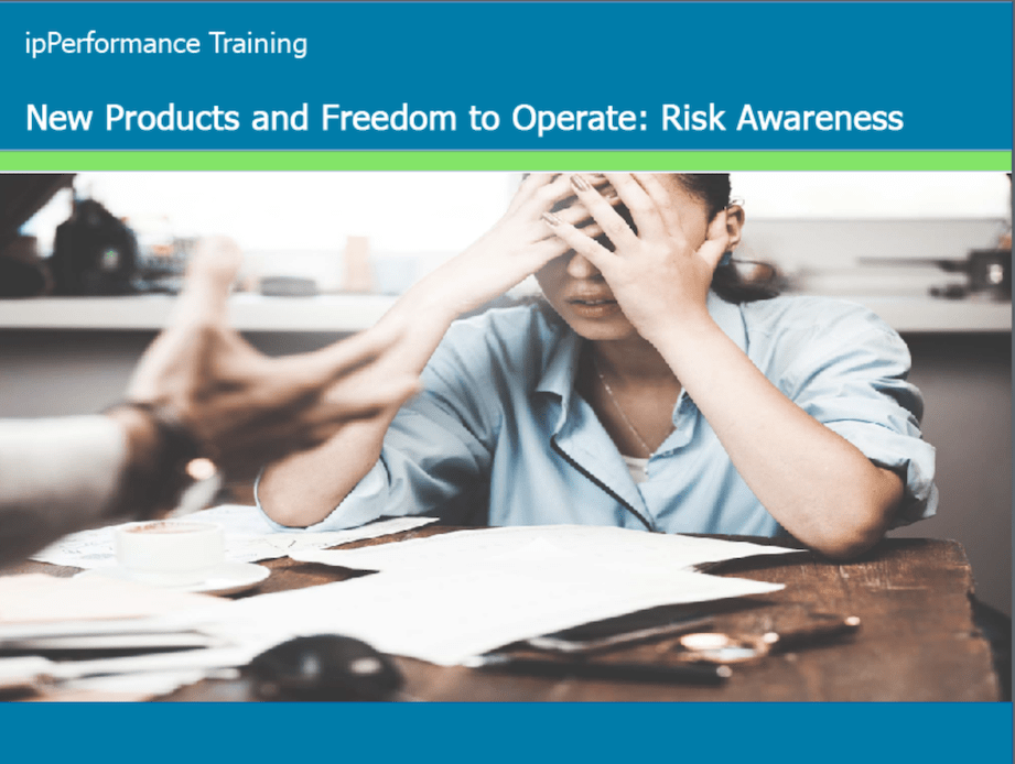 New Products and Freedom to Operate